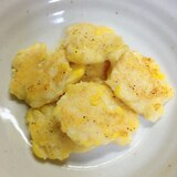 【離乳食 後期】もっちもちコーンおやき 手掴み食べ